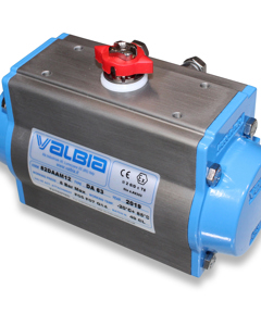 Rotary drive, double actuation, U63 DA-F07/F05-V14N ball val